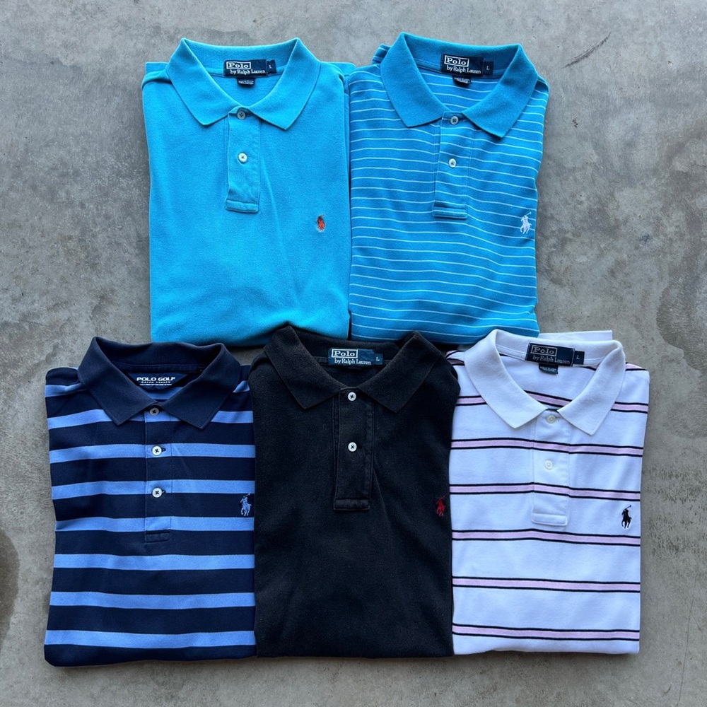 Men’s Polo Ralph Lauren Polo Shirt Bundle! All Size Large